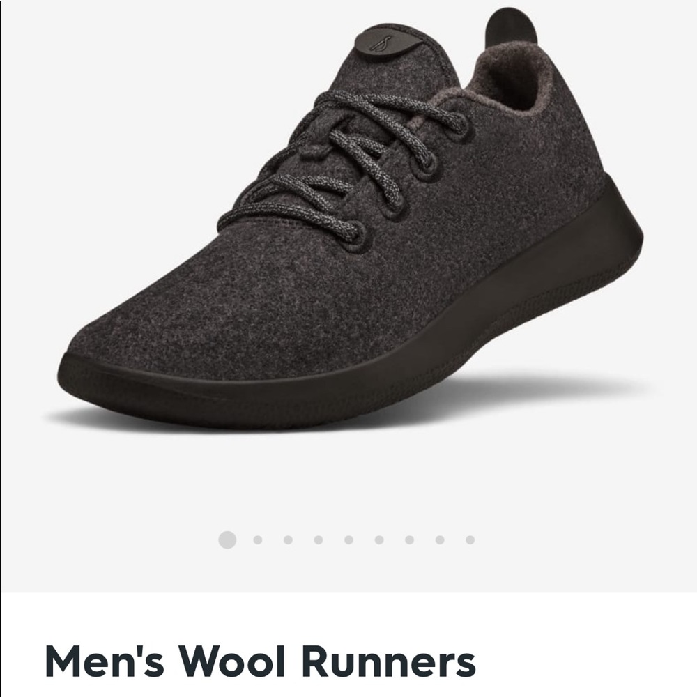NEW ❤️ allbirds wool runners natural black size 12